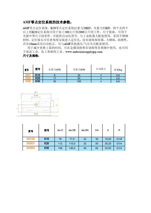 K20新型零点定位系统