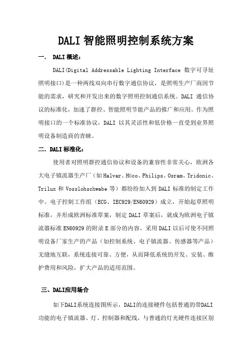 DALI照明控制系统方案详解