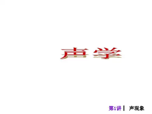 中考复习-声现象