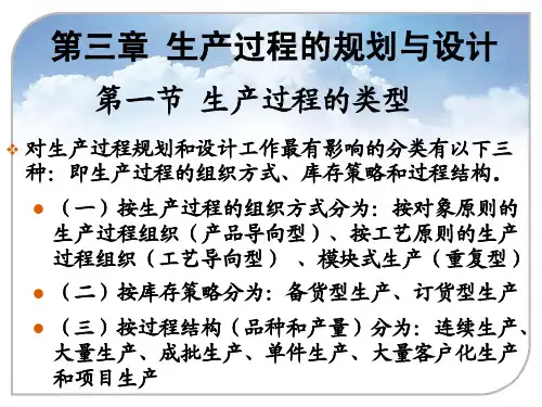 生产过程的规划与设计方案(PDF 54页)