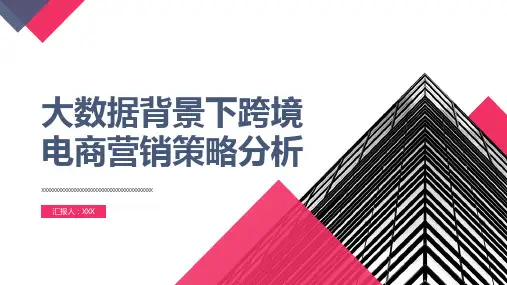 ppt经典模板--大数据背景下跨境电商营销策略分析