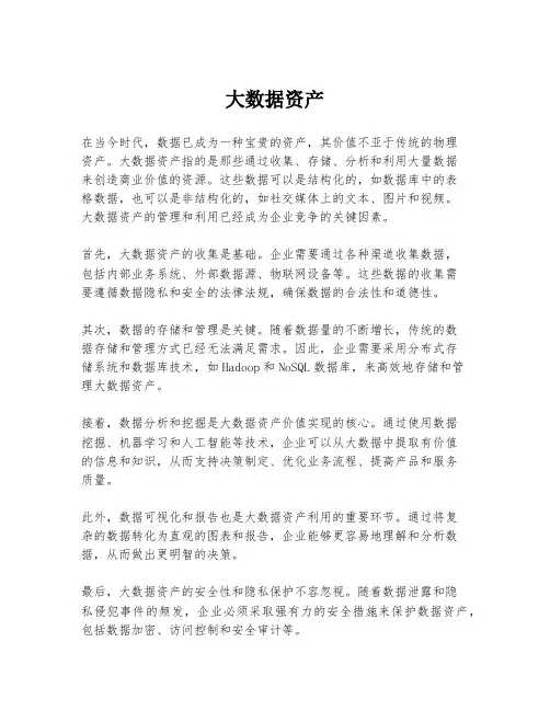 大数据资产