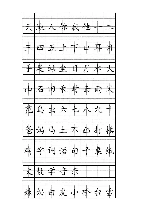 部编(人教版)一年级语文上册生字注音、看拼音写词语练习!