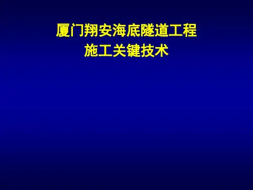 翔安海底隧道工程施工关键技术