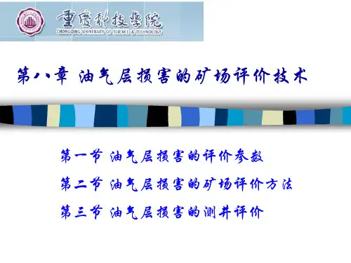 油气层保护第八章