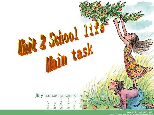 译林牛津版8A Unit2 School Life Task教学课件 (共30张PPT)