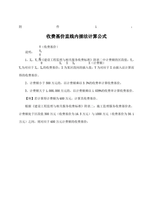 内插法计算公式