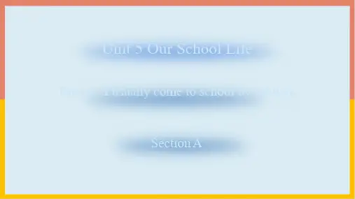 Unit5Topic1SectionA课文讲解课件-仁爱版英语七年级下册