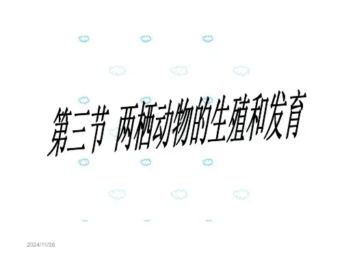 八年级生物_两栖动物的生殖和发育_课件