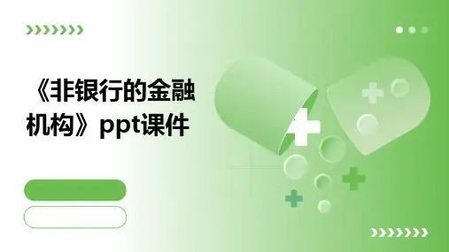 《非银行的金融机构》课件