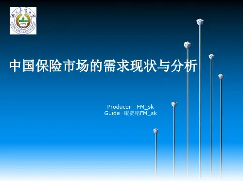 中国保险市场的需求现状与分析