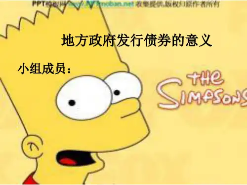 地方政府发行债券的意义(1)