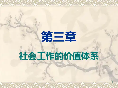 第三章社会工作的价值体系PPT课件
