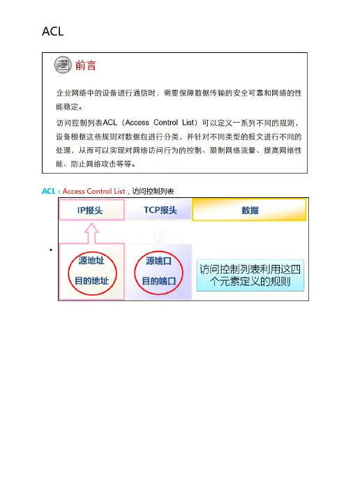 ACL技术详解