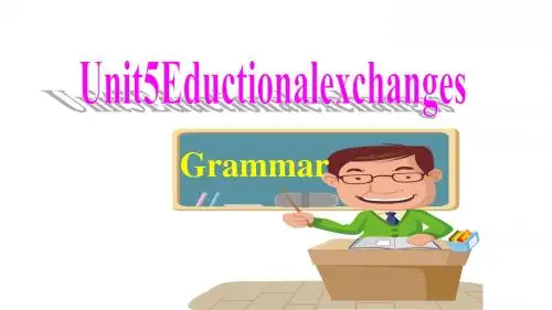 牛津深圳版八年级英语上册：Unit5P3Grammar