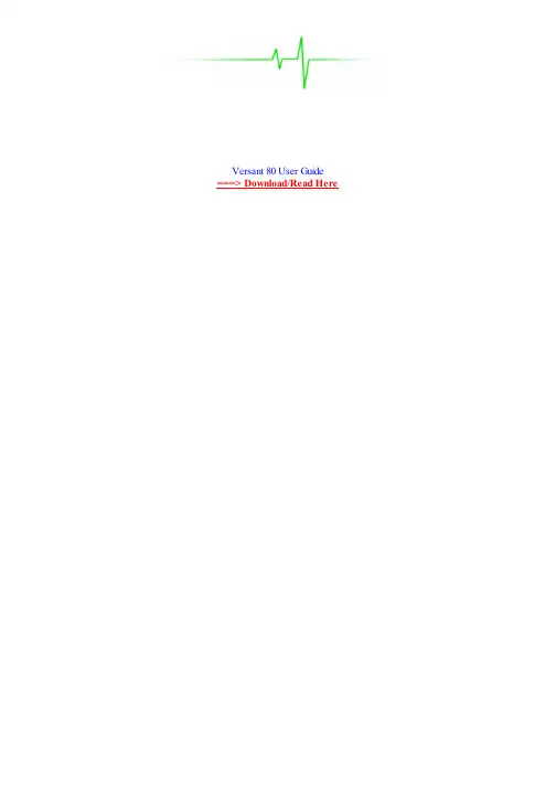 Xerox Versant 80 Press User Guide