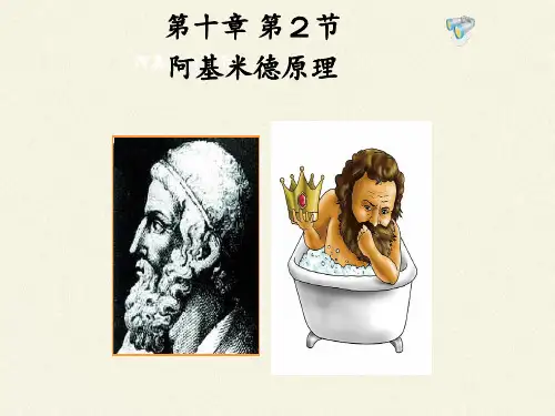人教版八年级物理下册课件-10.2 阿基米德原理 