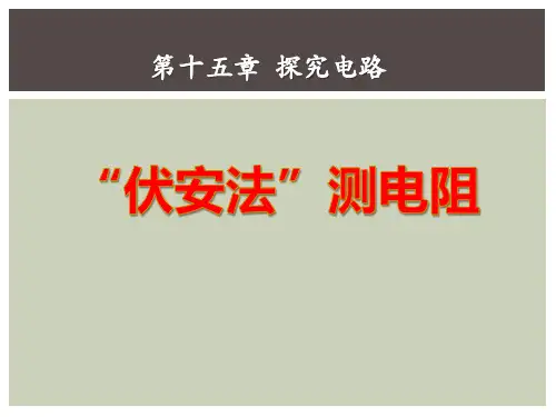 《“伏安法”测电阻》探究电路PPT课件3