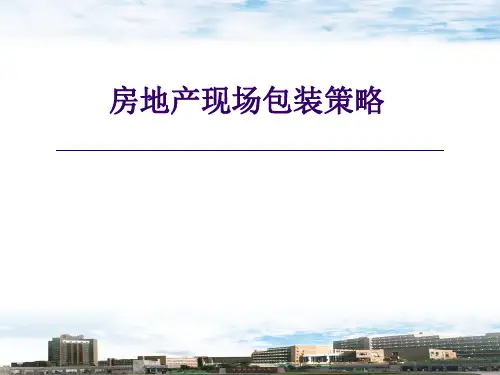 房地产现场包装策略课件(ppt 共43页)