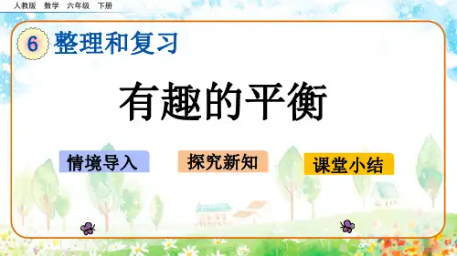人教版数学六年级下册整理和复习综合与实践《有趣的平衡》优质课件
