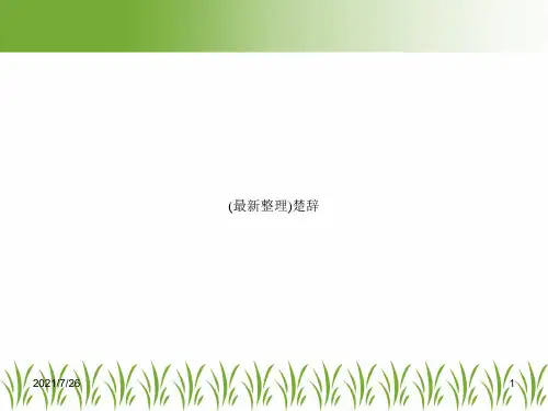 (最新整理)楚辞