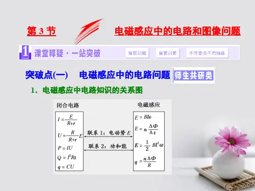 2018版高考物理一轮复习第九章电磁感应第3节电磁感应中的电路和图像问题课件