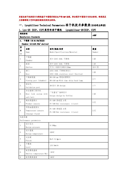自动进出料系统技参