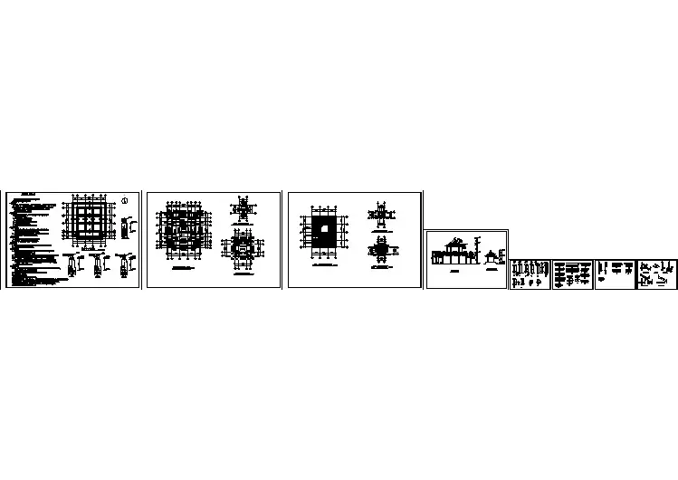 【内蒙古】寺庙建筑结构施工全套方案图纸