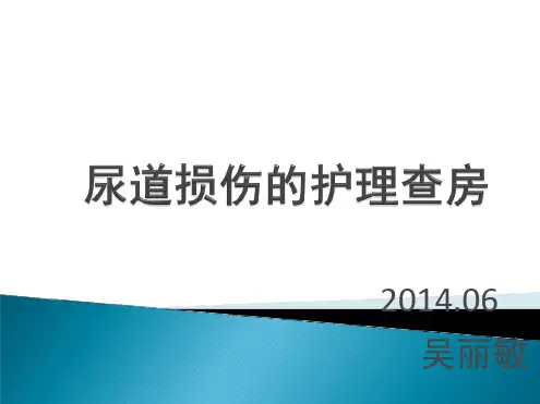 尿道损伤的护理查房