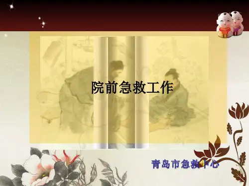 院前急救遵循的原则
