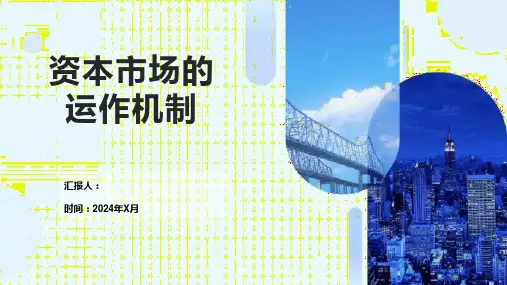 资本市场的运作机制