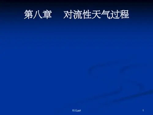 《对流性天气过程》PPT课件