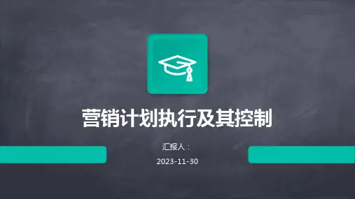 营销计划执行及其控制