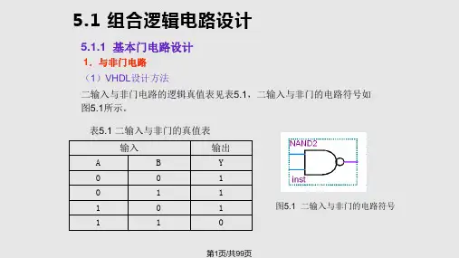 第基本逻辑电路的VHDL设计PPT课件