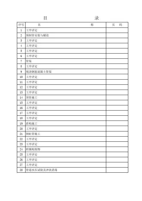 深圳市政资料目录
