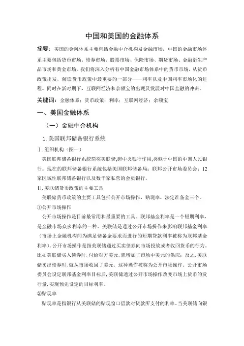 中国与美国的利率比较