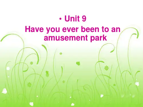 人教版八年级下册Unit9 have you ever been to an amusement 现在完成时
