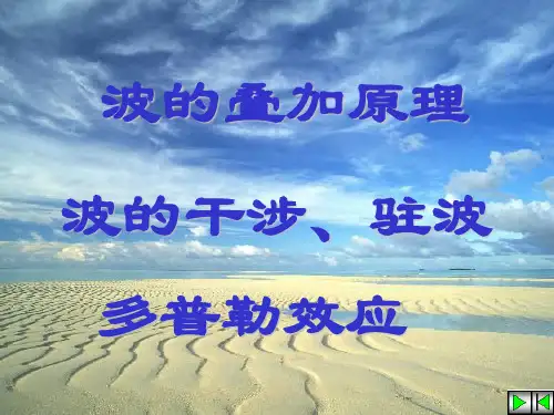 波的叠加原理、干涉、驻波、多普勒