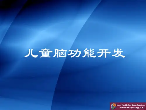 儿童脑功能开发及素质训练(二)