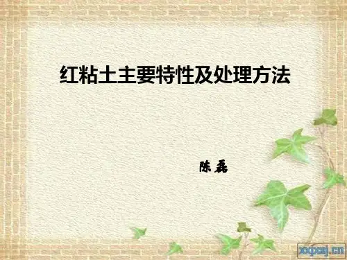 红粘土(PPT)分解