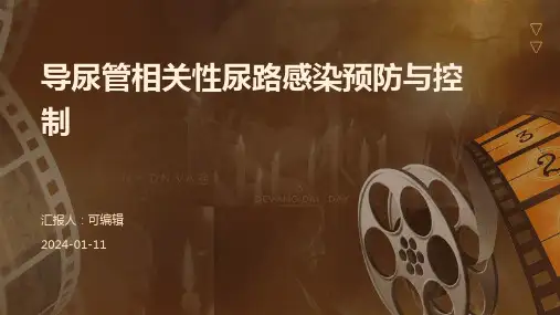 导尿管相关性尿路感染预防与控制PPT