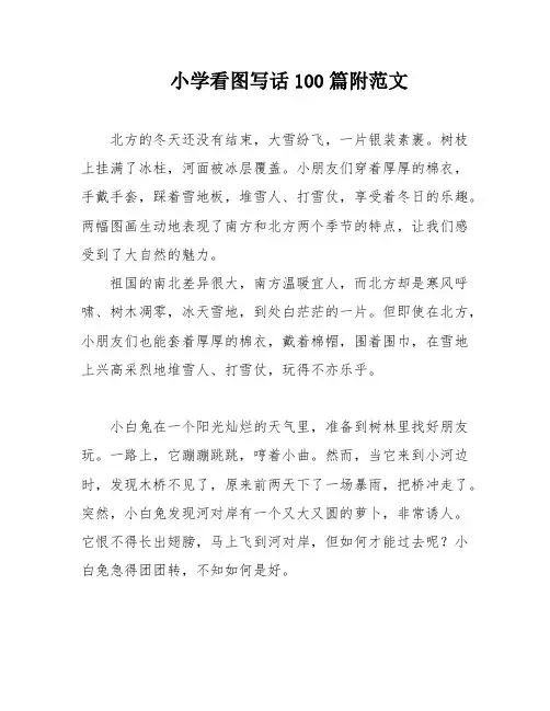 小学看图写话100篇附范文