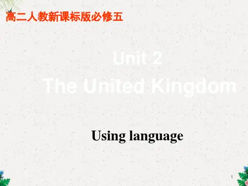 人教版高中英语必修5课件：Unit2 Using language