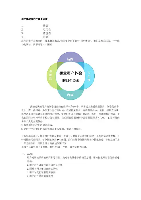 用户体验报告