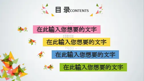 2016高端时尚彩色通用PPT模板24页