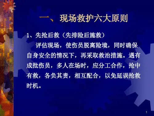 现场救护的基本原则与步骤