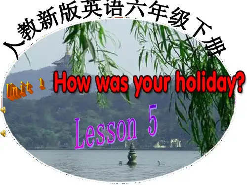(人教新版)六年级英语下册课件Unit1Lesson5