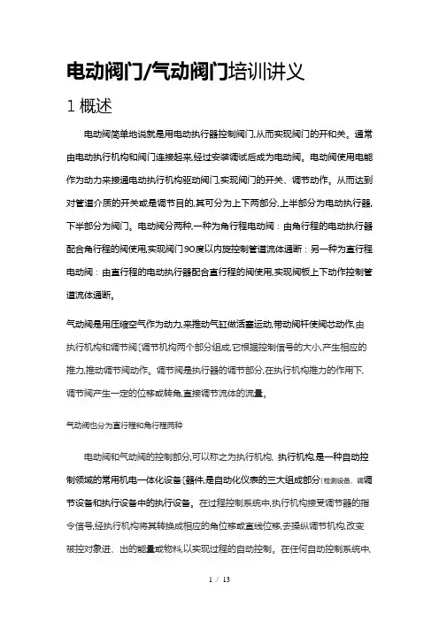 电动门培训讲义全