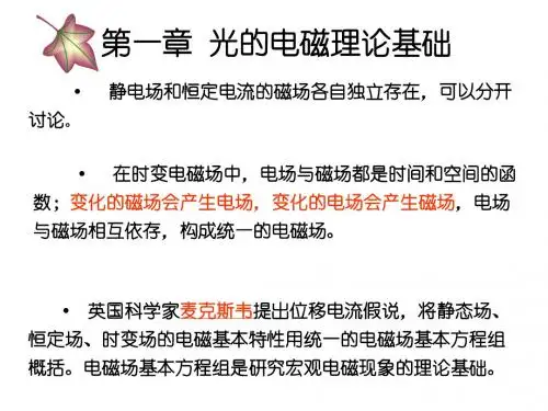 高等光学课件 chap1