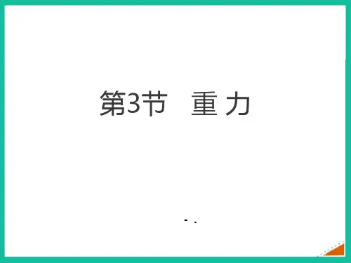 《重力》PPT课件